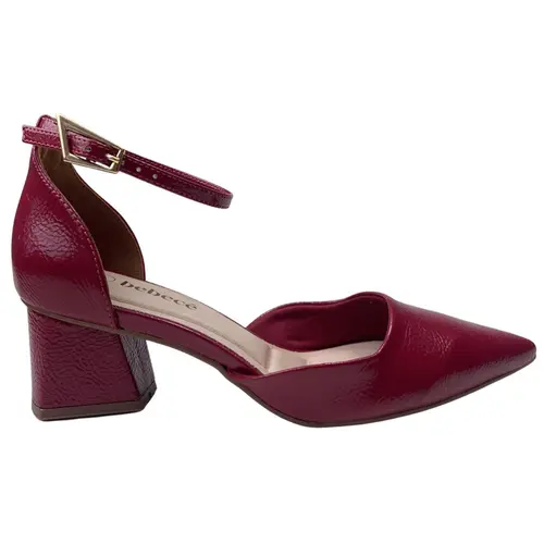 Sapato Canoinha Bebecê Verniz Smash Cherry Feminino