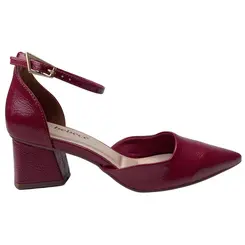 Sapato Canoinha Bebecê Verniz Smash Cherry Feminino