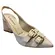 Sapato Chanel Bebecê Napa Singapura Aveia Feminino