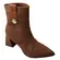 Bota de Knit Bebecê Napa Skin Soft Canela Feminina