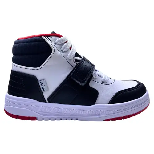 Tênis Kidy K360 Estilo Respitec Preto/Branco/Vermelho