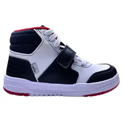 Tênis Kidy K360 Estilo Respitec Preto/Branco/Vermelho