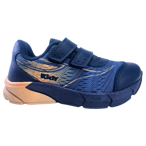 Tênis Kidy Energy Baby Respitec Marinho/Dourado Menino