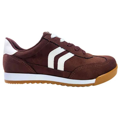Tênis Via Marte Camurça Napa Dark Brown/Milk Feminino