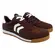 Tênis Via Marte Camurça Napa Dark Brown/Milk Feminino