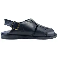 Sandália Italianinho Couro Napa Preto Masculino