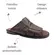 Chinelo Italianinho Couro Napa Café Masculino