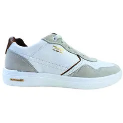 Sapatênis Pegada Napa Soft Branco/Camurça/Pull Masculina