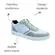 Sapatênis Pegada Napa Soft Branco/Camurça/Pull Masculina