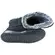Bota Rasteira Mooncity Cano Curto Com Pelo Preto Feminina