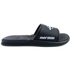 Chinelo Mormaii Quiver Pro Gaspea Adulto Preto/Branco Masculino