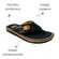 Chinelo Cartago Lyon IV Dedo Preto/Castor Adulto Masculino