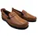 Sapato Mocassim Comparini Floater Couro Taupe Masculino
