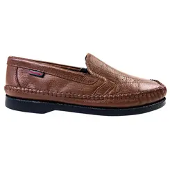 Sapato Mocassim Comparini Floater Couro Telha Masculino