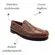 Sapato Mocassim Comparini Floater Couro Telha Masculino