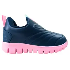 Tênis Novopé Sintético Infantil Marinho/Rosa BB Menina