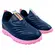 Tênis Novopé Sintético Infantil Marinho/Rosa BB Menina