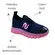 Tênis Novopé Têxtil Infantil Marinho/Rosa BB Transl Menina