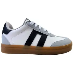 Tênis Novopé Itweens Juvenil Branco/Cromo/Crepe Transl Menino