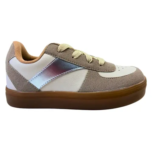 Tênis Novopé Sintético Infantil Off White/Tartufo/Ouro Light