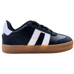 Tênis Novopé Itweens Juvenil Preto/Branco/Crepe Transl Menino