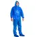 Kit 3 Conjuntos Polietileno Com Elástico e Capuz e Bota Impermeável Azul Oceano