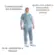 kit 10 Conjuntos Polietileno Com Elástico e Capuz e Bota Impermeável Transparente