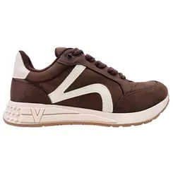 Tênis Via Marte Camurça Ultra Napa Cinnamon/Marfim Feminino