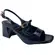 Sandália Via Marte Peeptoe Verniz Glossy Preto Feminina
