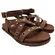 Sandália Via Marte Camurça Ultra Dark Brown Feminina