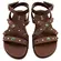 Sandália Via Marte Camurça Ultra Dark Brown Feminina