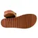 Chinelo Papete Via Marte Camurça Ultra Caramelo Feminino
