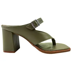 Tamanco Cravo e Canela Couro Napa New Calf Army Feminino