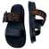 Rasteira Cravo e Canela Couro New Calf Preto/Pelo Ocelot Natural