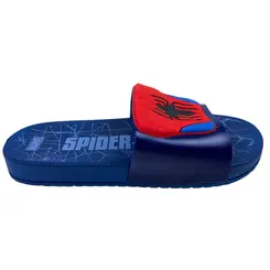 Chinelo Slide Homem Aranha View Azul Escuro/Vermelho Menino