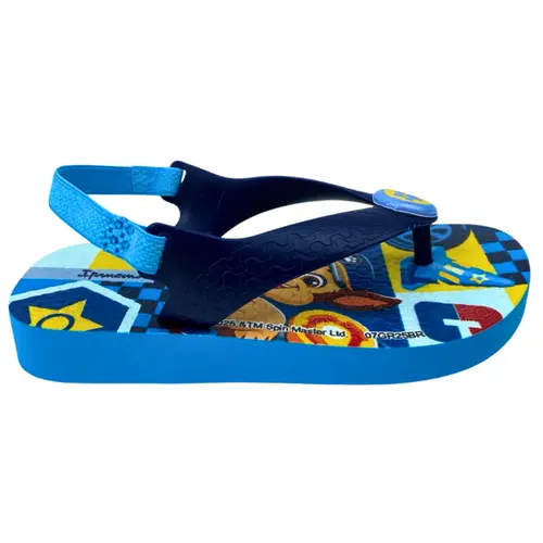 Chinelo Ipanema Patrulha Canina Friends Azul/Amarelo Menino