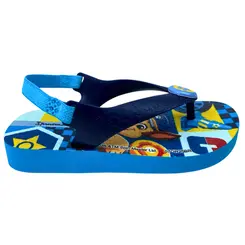 Chinelo Ipanema Patrulha Canina Friends Azul/Amarelo Menino