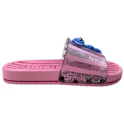 Chinelo de Gaspea Stitch Disney Mania Plus Rosa/Glitter Menina