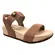 7207.105.23124.96783 SANDALIA FEM. DE USO COMUM C/ SOLA SINT. CABEDAL TEXTIL NUDE 658/CAMEL 1165 tam