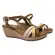 7216.102.30433.104996 SANDALIA FEM. DE USO COMUM C/ SOLA SINT. CABEDAL SINT. TAN 1080/CREME 985/MANT