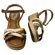 7216.102.30433.104996 SANDALIA FEM. DE USO COMUM C/ SOLA SINT. CABEDAL SINT. TAN 1080/CREME 985/MANT