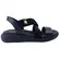 7206.207.25981.15745 SANDALIA FEM. DE USO COMUM C/ SOLA SINT. CABEDAL TEXTIL PRETO 01 tam: 35