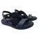 7206.207.25981.15745 SANDALIA FEM. DE USO COMUM C/ SOLA SINT. CABEDAL TEXTIL PRETO 01 tam: 35