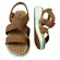 Sandália Modare Elastico Napa Floather Nude/Camel Feminino