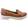 Sapato Modare Mocassim Napa Tresse Georgia Nude Feminino