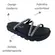 Chinelo Papete Vizzano Preto/Cristal-Black Diamond Feminino