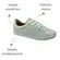 Tênis Modare Casual Napa Micro Perfuros Branco Off Feminino