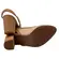 Sapato Modare Tecido Tramado Multi Natural Tan Feminino