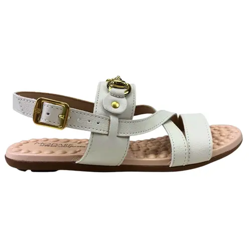 Sandália Modare Napa Floather Nature Branco Off Feminino