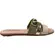 Rasteira Modare Napa Floather Verde/Creme/Dourado Feminino